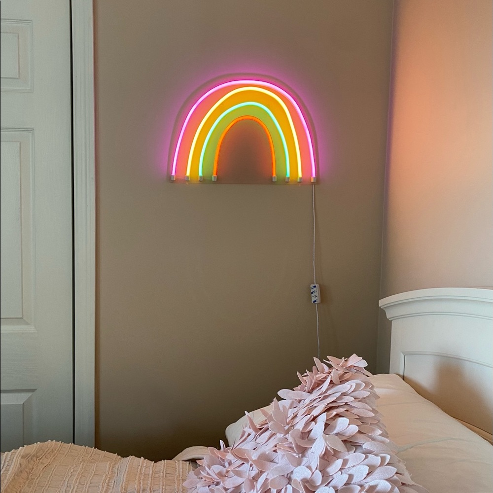 Target Rainbow Neon wall decor